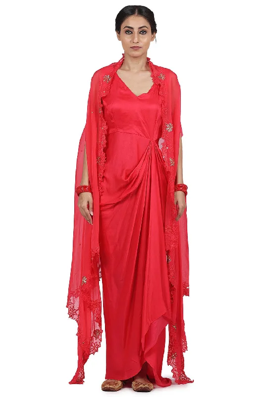 Embroidered Jacket Dress In Strawberry Pink Front Pockets Side Pockets Patch Pockets Embroidered Jacket Dress In Strawberry Pink Front Pockets Side Pockets Patch Pockets