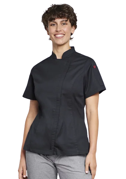 BIZ Womens Alfresco Short Sleeve Chef Jacket (CH330LS)