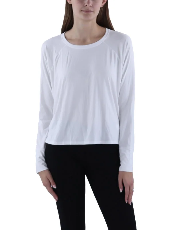 Womens Relaxed Fit Crewneck Pullover Top Peter Pan Collar