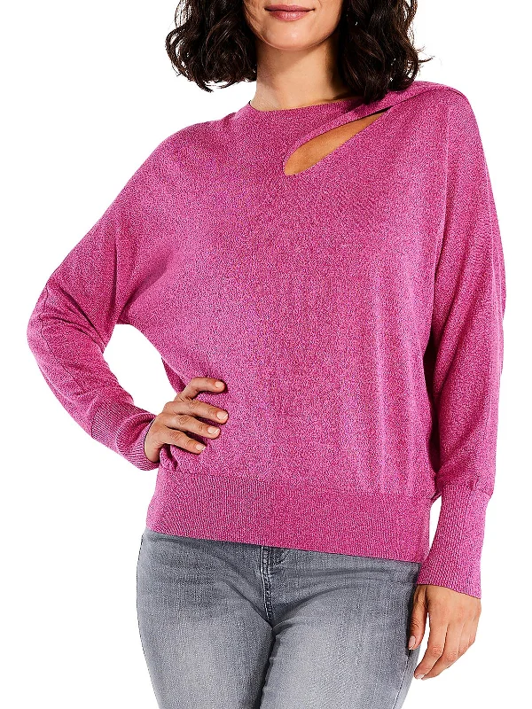 Womens Ribbed Slash Neckline Pullover Top Short Sleeve Top