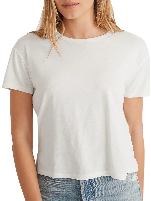 Womens Tee Crewneck Pullover Top Crew Neck Wool