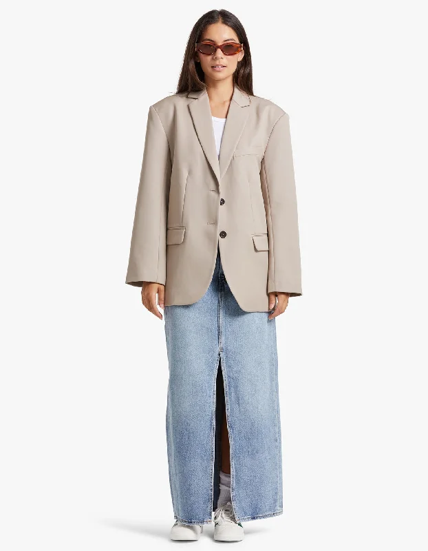 Quinn Blazer - Taupe Women's Daily Blazer