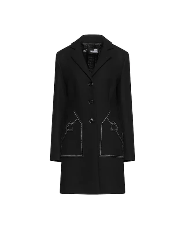 Love Moschino  Double-Breasted Wool Coat