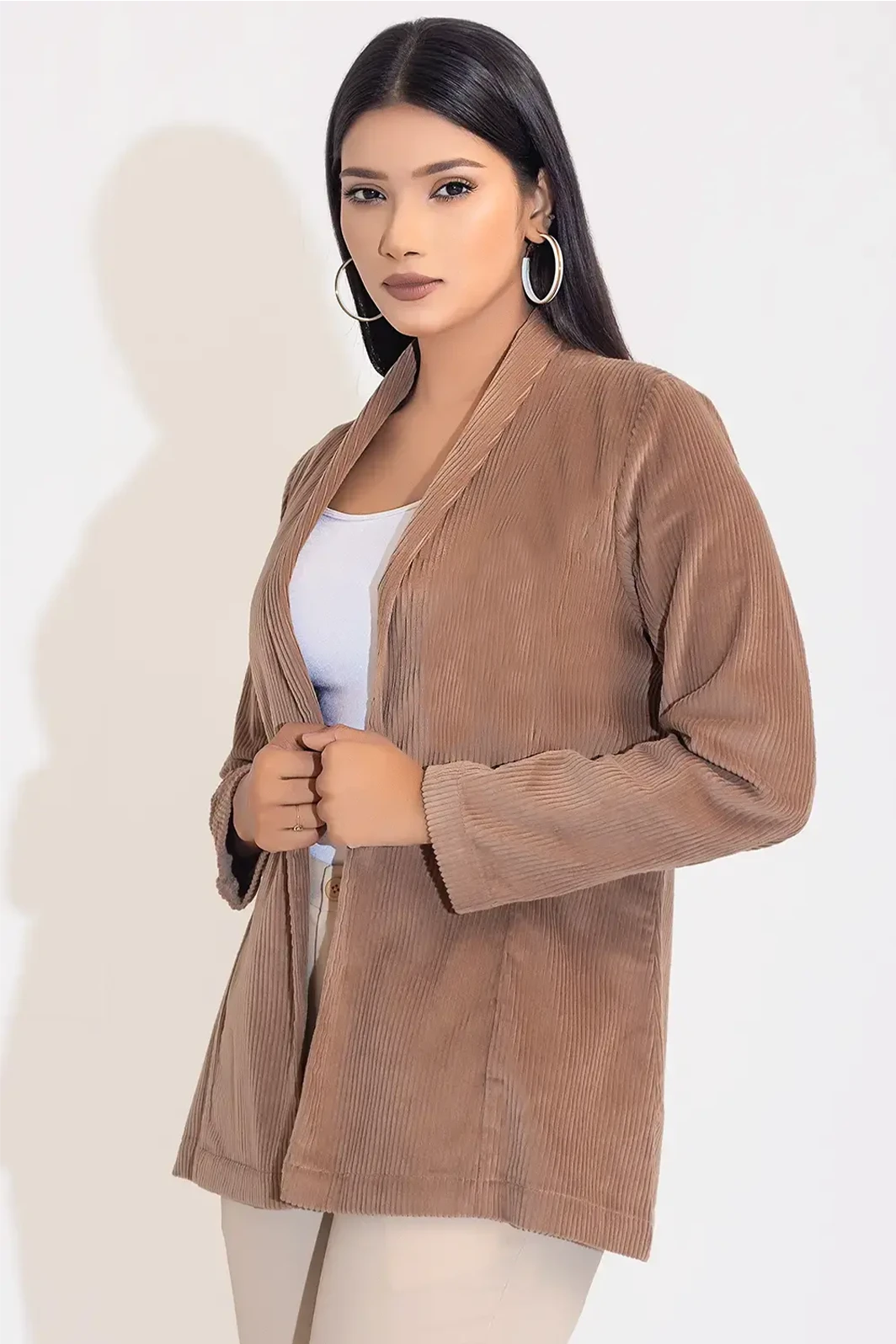 Corduroy Semi-Formal Coat Waterproof Hiking Jacket