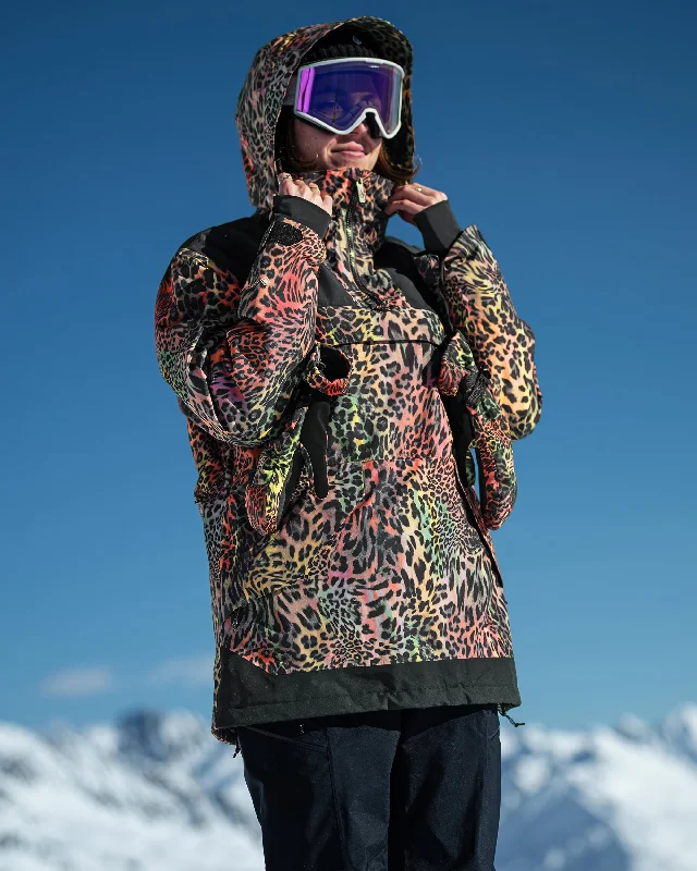 Womens Fern Insulated Gore Pullover - Acid Mock Neck Pullover