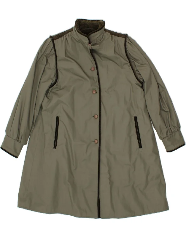 INTERNATIONAL Womens Windbreaker Coat EU 40 Medium Green Polyester Waterproof Hiking Jacket INTERNATIONAL Womens Windbreaker Coat EU 40 Medium Green Polyester Waterproof Hiking Jacket