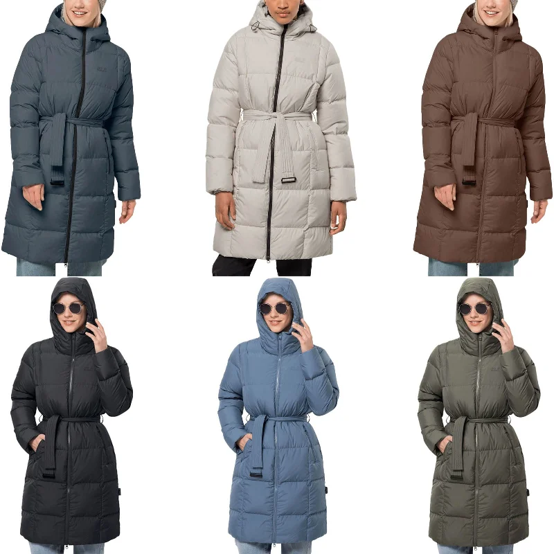 Jack Wolfskin Womens Frozen Lake Windproof Water Repellent Coat Zipper Front Biker Jacket Jack Wolfskin Womens Frozen Lake Windproof Water Repellent Coat Zipper Front Biker Jacket
