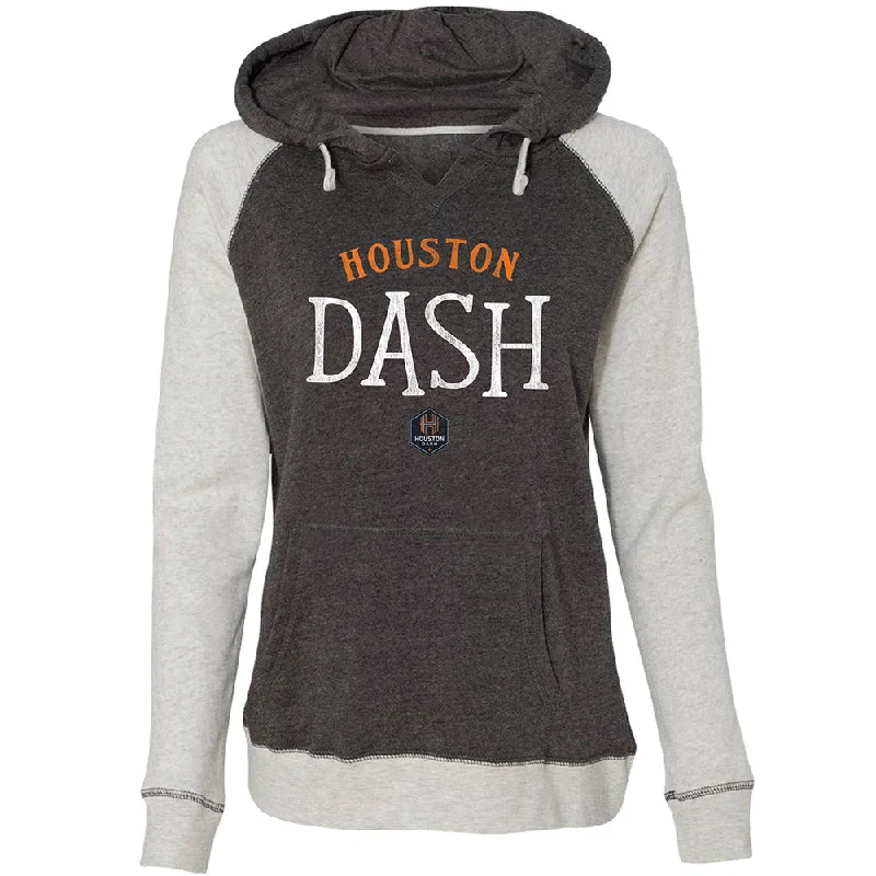 Houston Dash Women's Raglan Pullover Hood'