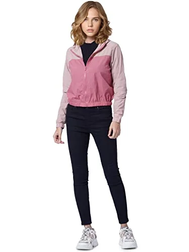 ONLY Women's A-Line Coat (15293651-Fairy Tale_Fairy 36) Long Hooded Anorak