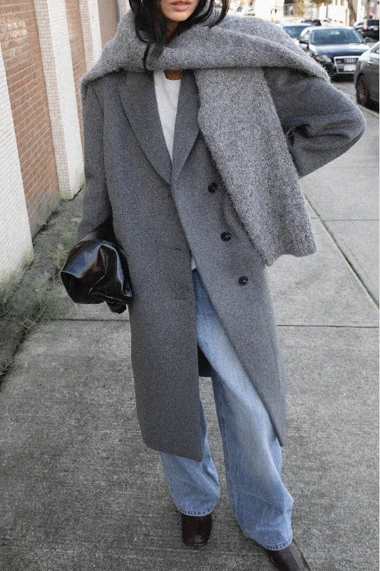 OVERSIZED WOOL-BLEND COAT Trendy Puffer Vest