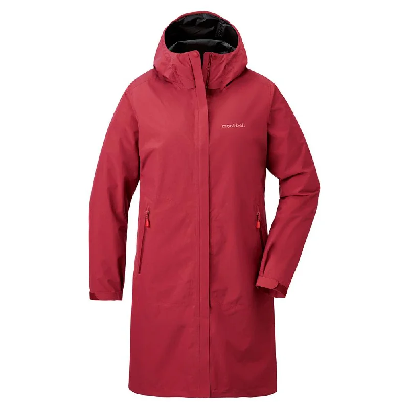 Montbell Womens Rambler Rain Coat Military-Inspired Jacket