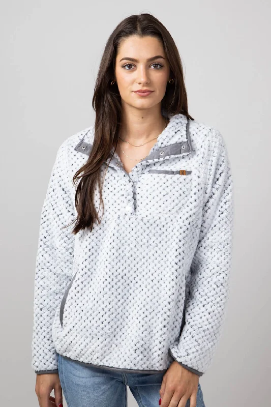 Simply Southern Simply Soft Pullover for Women in Frost Grey | PP-0224-PULL-SMPSFT-FRSTGRY