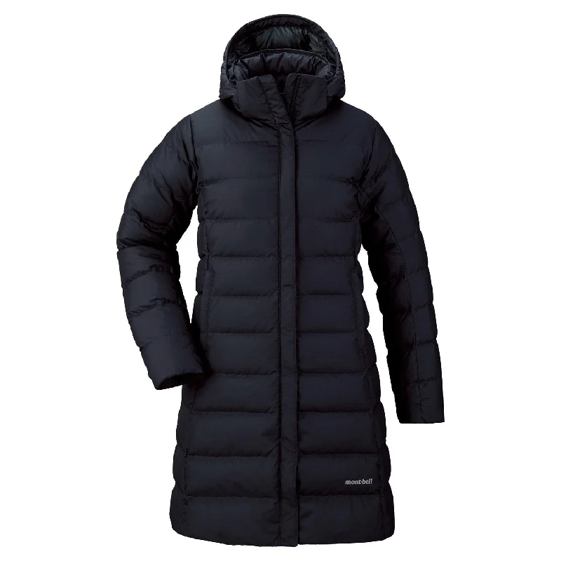 Montbell Womens Travel Down Long Coat Polished Tailored Coat