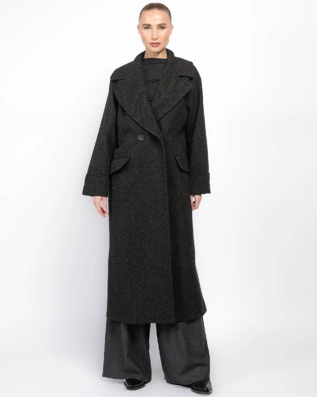 Eden Wool Coat Ultra-Soft Sherpa Vest