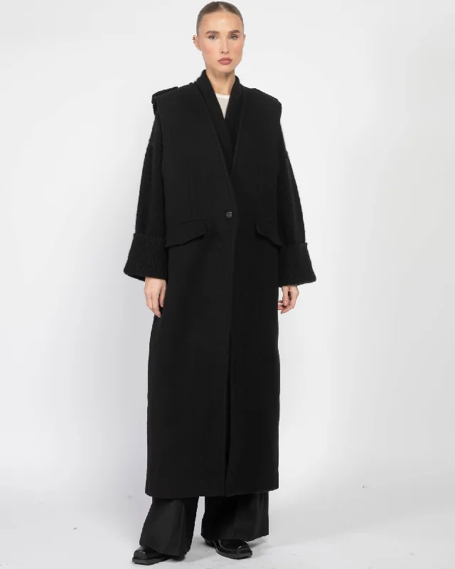Vest & Knit Coat Soft Cashmere Wrap