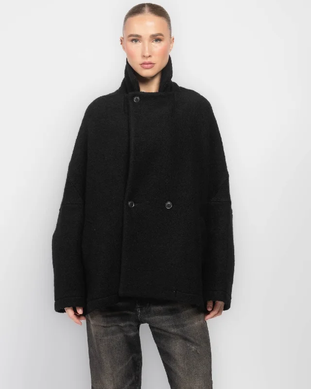 Double-Faced Short Coat Classic Riding Jacket