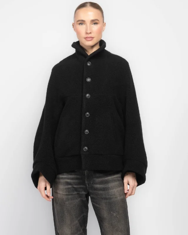 Dolman Sleeve Coat Cozy Knitted Poncho