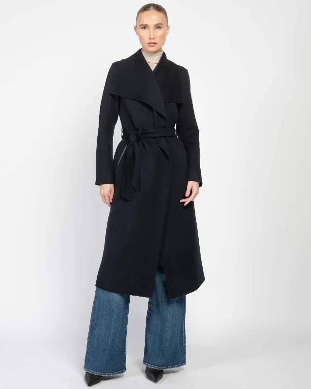 Mai-CN Belted Coat Luxury Cashmere Wrap