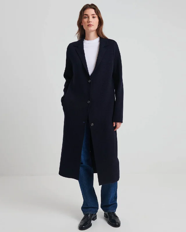 Single-Breasted Coat Puff Sleeve Blazer