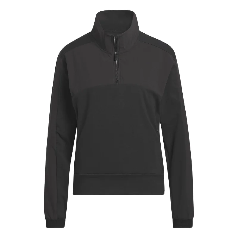 Womens Ultimate365 Tour Quarter Zip Pullover Black - SS23