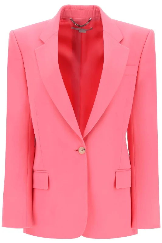 Blazer In Responsible Wool  - Fuchsia