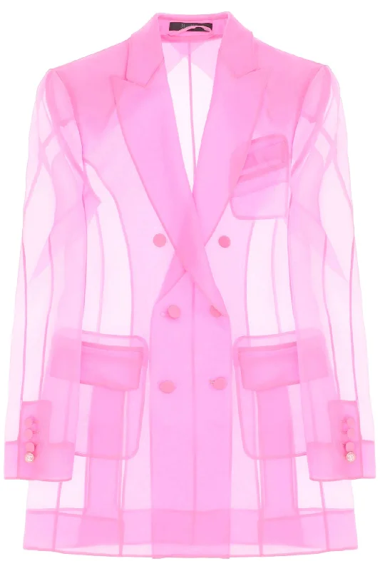 'black Negrar Blazer In Pure  - Fuchsia