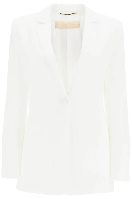 'single-breasted Blazer In Lightweight  - White