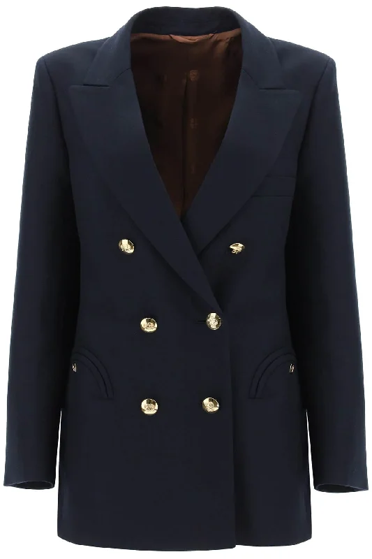 Everynight Alcanara Double-breasted Blazer  - Blue