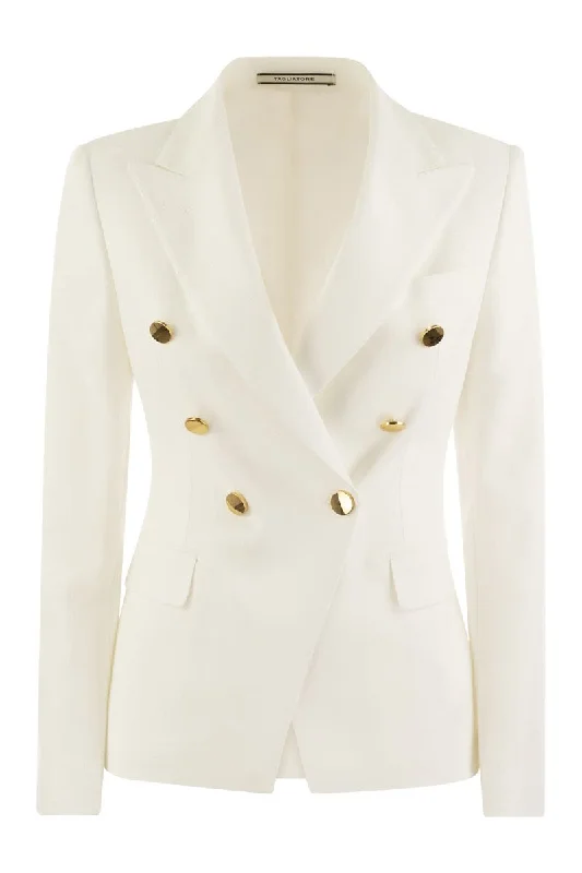 ALICYA - Double-breasted jersey blazer