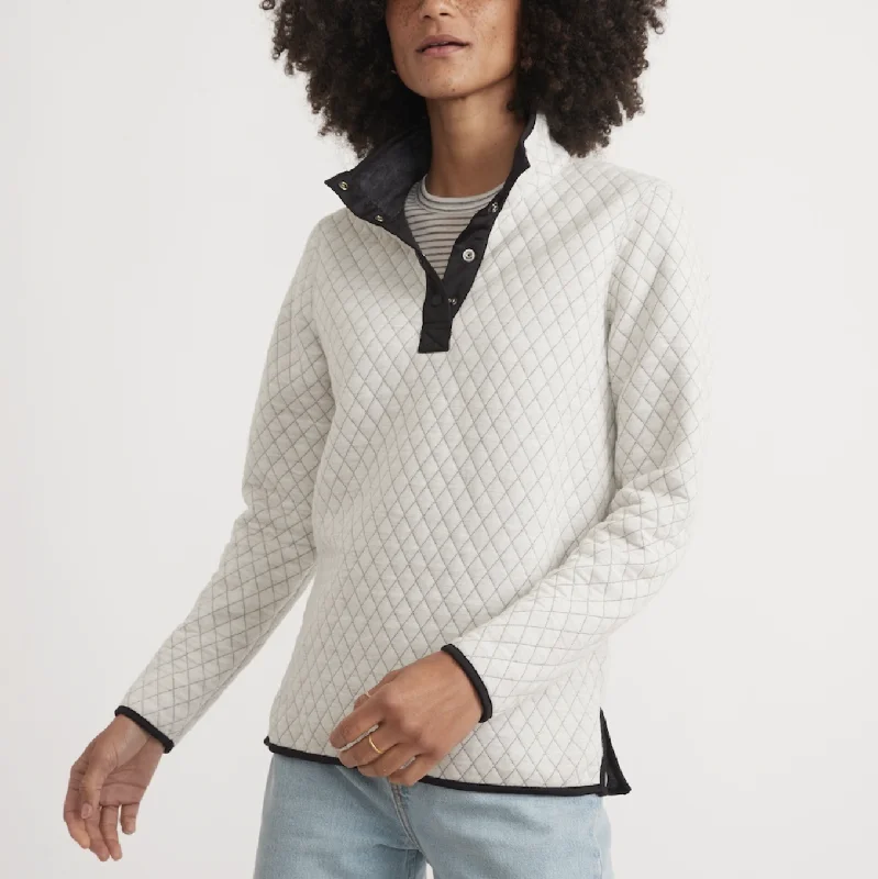 Corbet Reversible Pullover - White/Black (Women's)