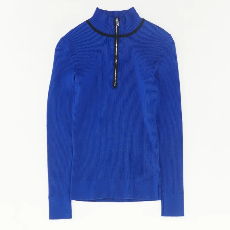 Indigo Mockneck Pullover Sweater