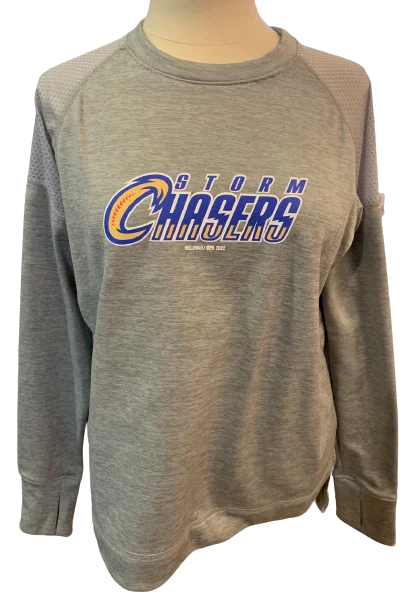 Omaha Storm Chasers Women's Augusta Silver Zoe Heather Pullover