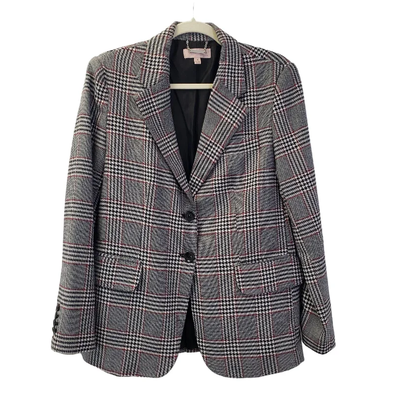 Philosophy Glen Plaid Two Button Blazer Size 6