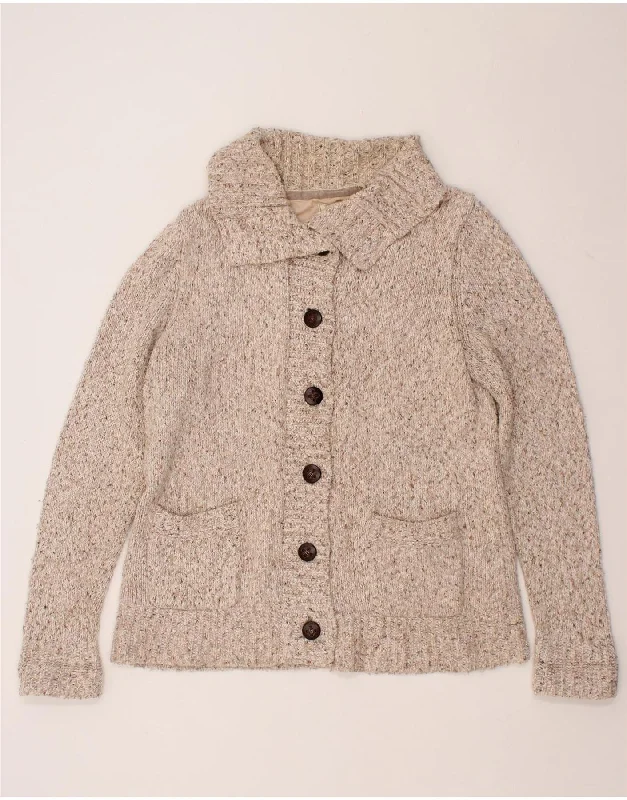 FAT FACE Womens Oversized Cardigan Sweater UK 16 Large Grey Flecked Cotton Fitted Loose Oversized FAT FACE Womens Oversized Cardigan Sweater UK 16 Large Grey Flecked Cotton Fitted Loose Oversized
