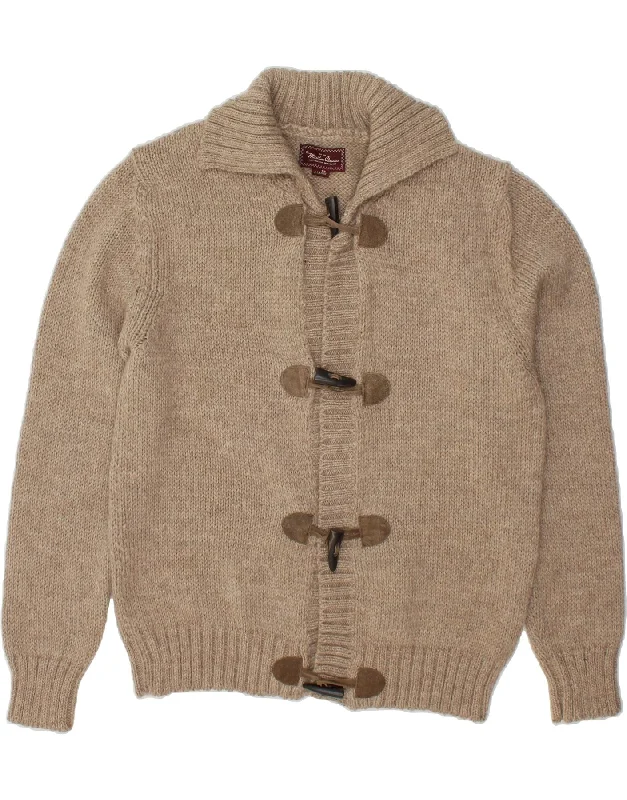 MARLBORO CLASSICS Womens Cardigan Sweater UK 18 XL Brown Alpaca Wool Modern Contemporary chic MARLBORO CLASSICS Womens Cardigan Sweater UK 18 XL Brown Alpaca Wool Modern Contemporary chic