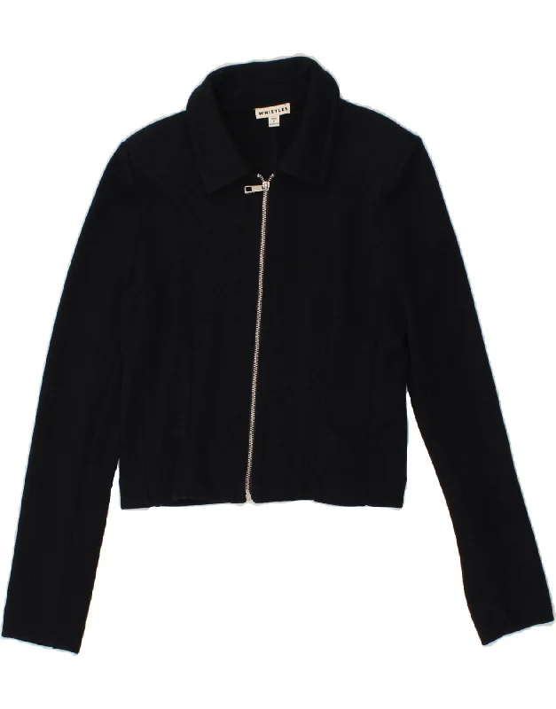 WHISTLES Womens Crop Cardigan Sweater UK 10 Small Navy Blue Cotton Iron Safe Non-Iron Wrinkle Free WHISTLES Womens Crop Cardigan Sweater UK 10 Small Navy Blue Cotton Iron Safe Non-Iron Wrinkle Free