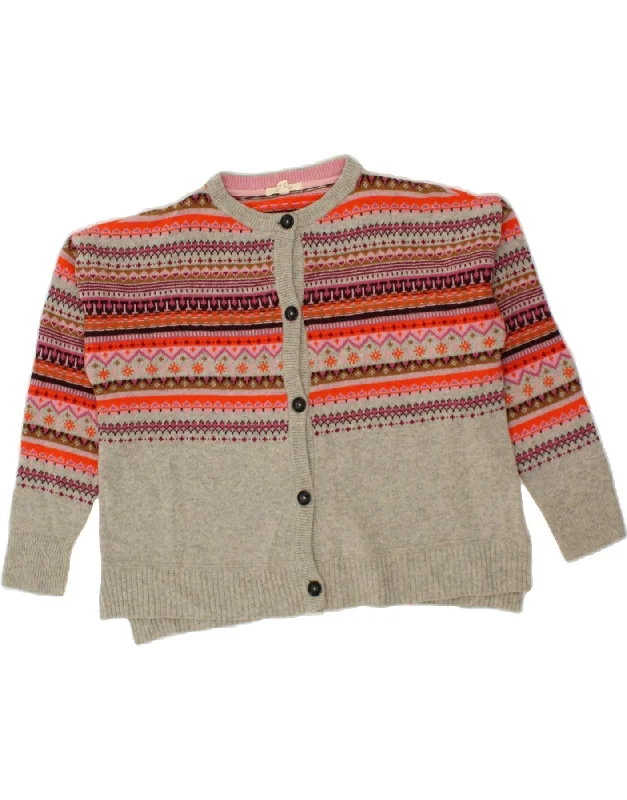 WHITE STUFF Womens Oversized Cardigan Sweater UK 16 Large Multicoloured Patchwork Embroidered Appliqued WHITE STUFF Womens Oversized Cardigan Sweater UK 16 Large Multicoloured Patchwork Embroidered Appliqued